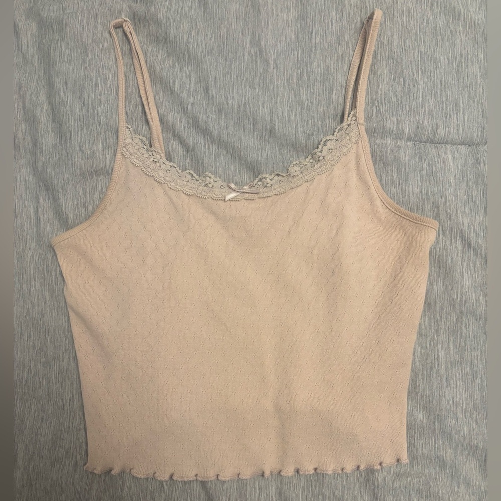 Coquette Lacey Lettuce Trim Tank